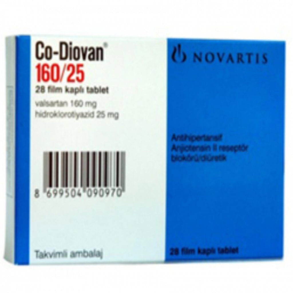 Co Diovan 160 25mg Tablets 28 Tablets Asset Pharmacy