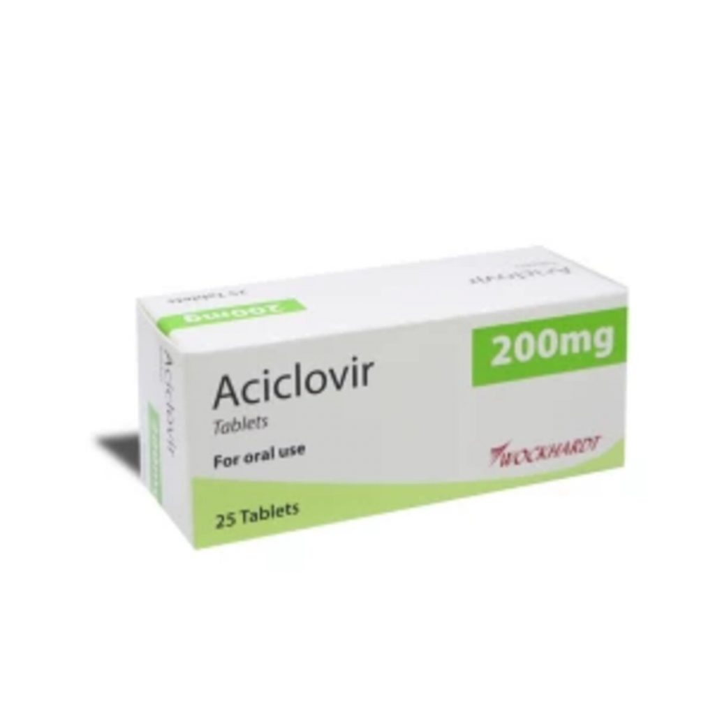 Aciclovir 200mg Tablets 25 Tablets Asset Pharmacy