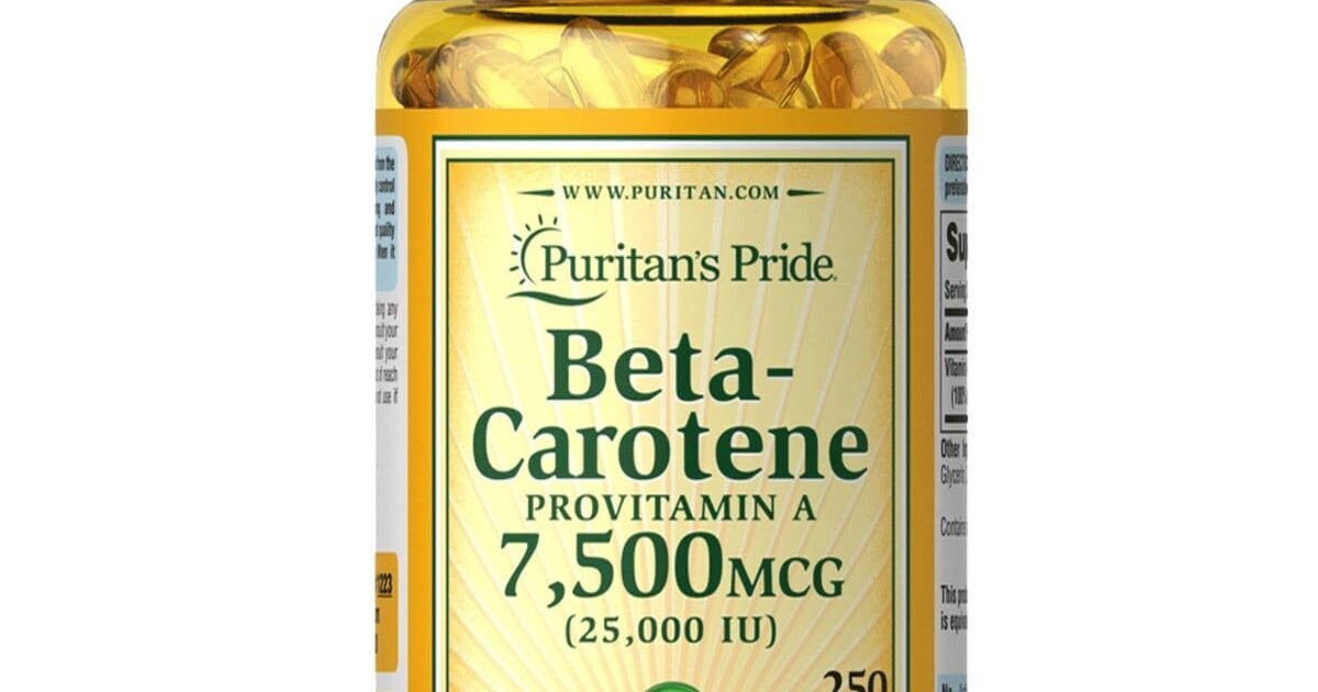 Puritan S Pride Beta Carotene 100 Softgels Asset Pharmacy