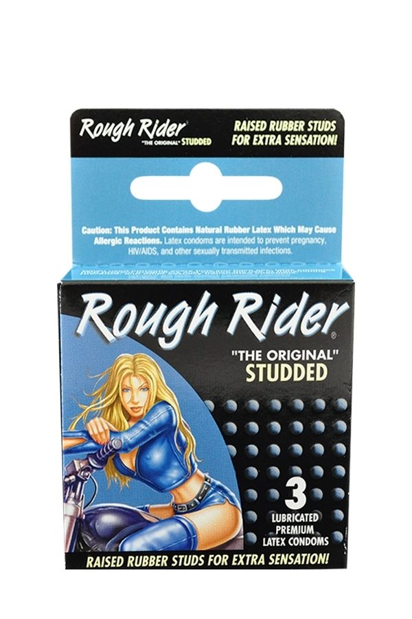 Rough Rider Studded - 3 Condoms