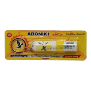 Aboniki Inhaler for nasal relief breathing comfort and wellness support in Nigeria pharmacy