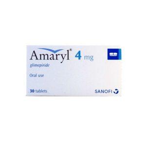 Amaryl 4mg Tablets, 30 Tablets