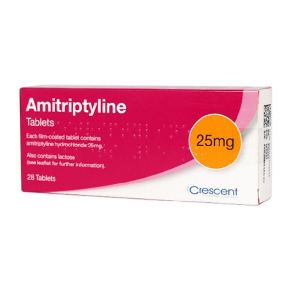 Amitriptyline 25mg Tablets, 28 Tablets - Asset Pharmacy