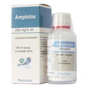 Ampiclox 250mg Suspension, 100ml