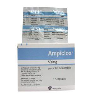 Ampiclox 500mg Capsules, 10 Capsules