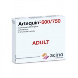 Artequin Adult Tablets - 600/750mg Tablets 6 Tablets