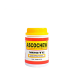 Ascochew Vitamin C 100mg Tablets White 100 Tablets chewable vitamin C supplement for immune support antioxidant protection collagen formation and daily wellness in Nigeria pharmacy