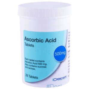 Ascorbic Acid 28 Tablets vitamin C supplement for immune system support antioxidant protection collagen formation and daily nutritional wellness in Nigeria pharmacy