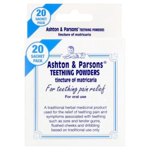 Ashton and Parsons Teething Powder, 20 Sachets