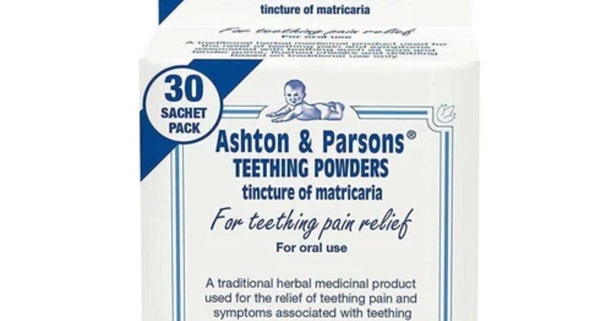 Ashton And Parsons Teething Powders, 30 Sachets - Asset Pharmacy