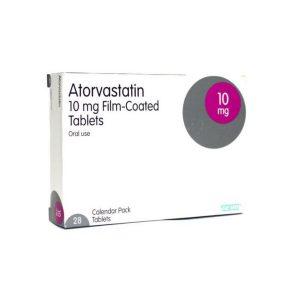 Atorvastatin 10mg Tablets, 28 Tablets