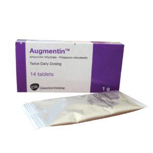 Augmentin 1g Tablets - Amoxicillin Clavulanic Acid Tablets, 14 Tablets