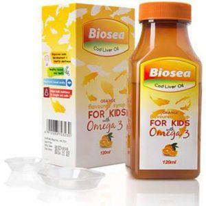 Biosea Cod Liver Oil For Kids With Omega 3, 120ml