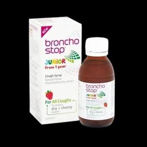 Broncho Stop Cough Syrup 120ml for cough relief and respiratory wellness support in Nigeria pharmacy