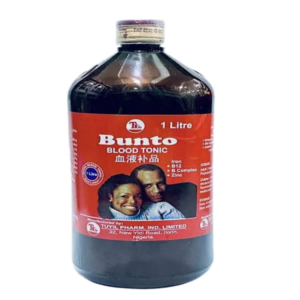 Bunto Blood Tonic 1L haematinic blood tonic with iron vitamins and essential minerals formulated to support normal red blood cell formation healthy haemoglobin production energy metabolism and overall wellbeing, original Bunto Blood Tonic 1 Litre available from Asset Pharmacy