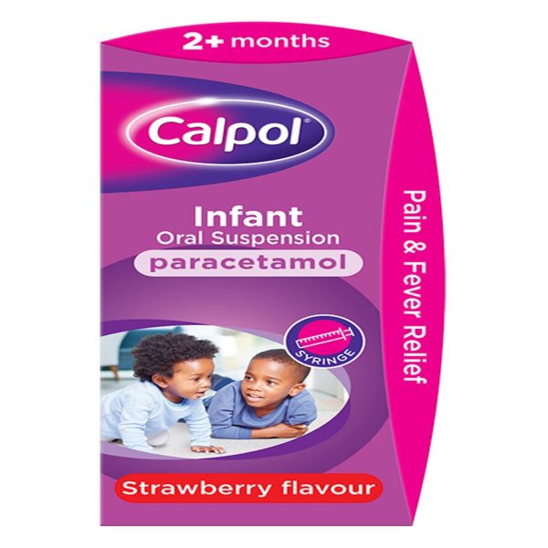 Calpol Infant Suspension - Strawberry Flavour, 100ml