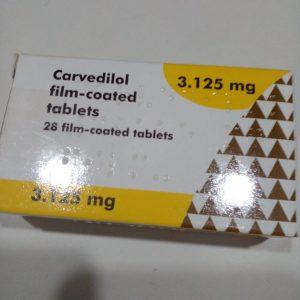 Carvedilol 3.125mg tablets