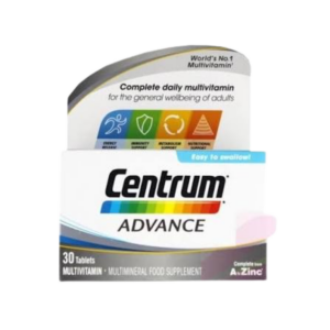 Centrum Advance Multivitamins, 30 Tablets | Complete Daily Multivitamin & Multimineral Supplement | Asset Pharmacy Nigeria
