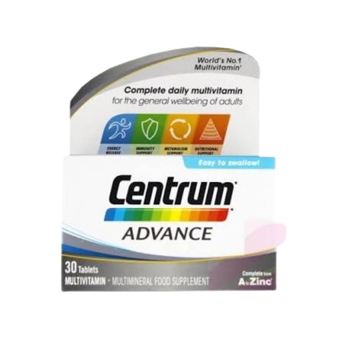 Centrum Advance Multivitamins, 30 Tablets | Complete Daily Multivitamin & Multimineral Supplement | Asset Pharmacy Nigeria