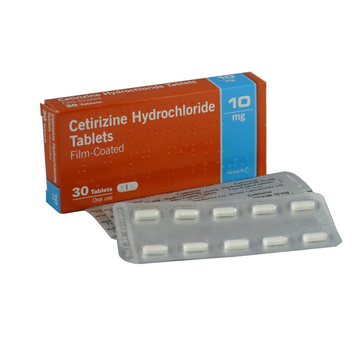 Cetirizine 10mg Tablets Allergy Tablets 10 Tablets Asset Pharmacy