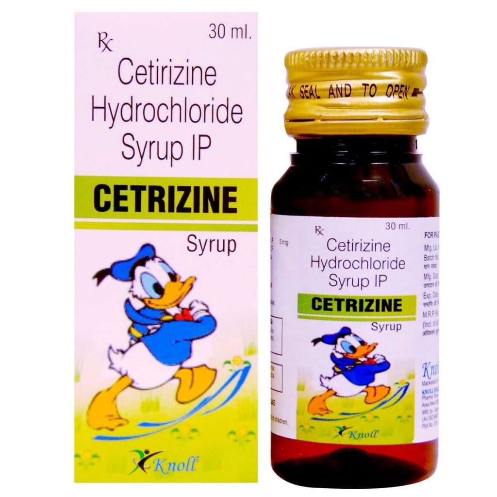 Cetirizine Syrup Allergy Relief Syrup For Children 60ml Asset Pharmacy