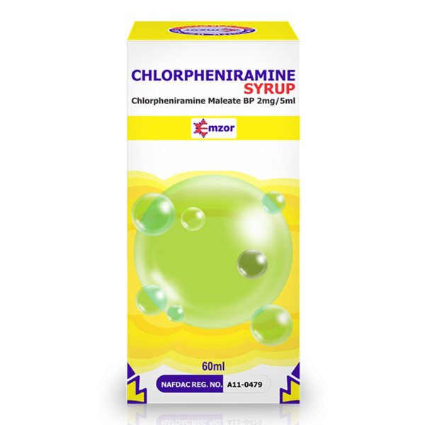 Chlorphenamine Syrup - Allergy Relief Syrup For Children, 60ml