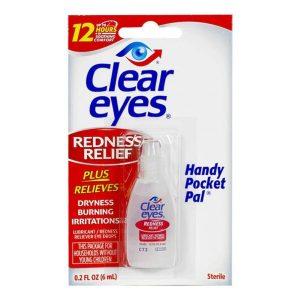 Clear Eyes Redness Relief Eye Drops, 6ml