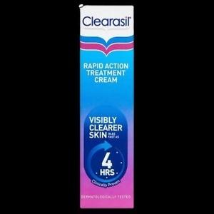 Clearasil Ultra Rapid Action Treatment Cream 25ml for acne treatment spot care and skin blemish support in Nigeria pharmacy