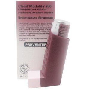 Clenil Beclomethasone 250mcg Inhaler, 200 Doses