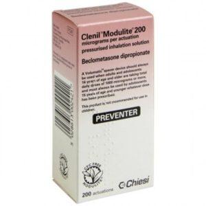 Clenil Modulite 200mcg Inhaler, 200 Doses