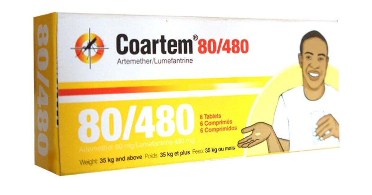 Coartem Adult 80 480mg Tablets 6 Tablets Asset Pharmacy