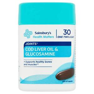 Cod Liver Oil and Glucosamine capsules for joint and bone support in Nigeria pharmacy