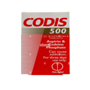 Codis 500 Tablets 32 Tablets for pain relief headaches and fever support in Nigeria pharmacy