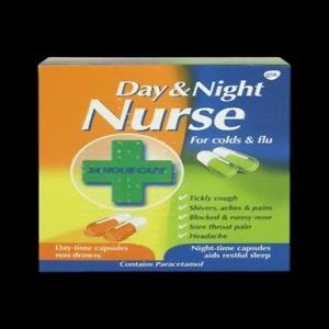 Day And Night Nurse 24 Capsules for cold flu and respiratory wellness support in Nigeria pharmacy