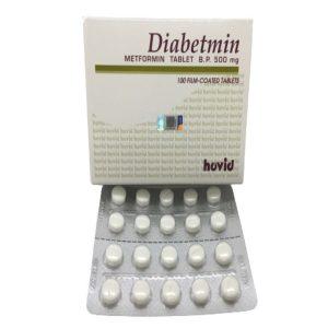 Diabetmin 500mg Tablets, 100 Tablets