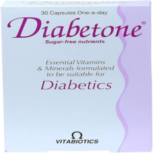 Diabetone Capsules, 30 Capsules | Advanced Multivitamin for People with Diabetes | Immune, Energy & Nutritional Support | Asset Pharmacy Nigeria