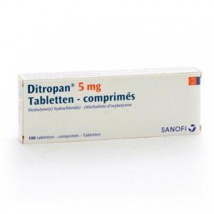 Ditropan 5mg Tablets - Oxybutylin 5mg, 84 Tablets