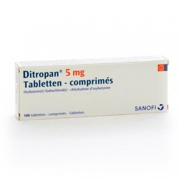 Ditropan 5mg Tablets - Oxybutylin 5mg, 84 Tablets