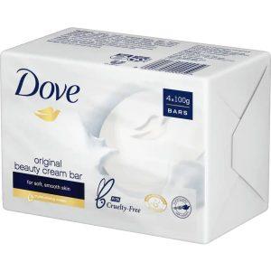 Dove Original Beauty Cream Bar Soap, 4 x 100g