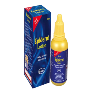 Epiderm Lotion 30ml for dry skin care moisturising support and skin hydration management in Nigeria pharmacy