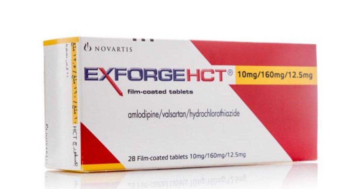 Exforge HCT 10mg/160mg/12.5mg Tablets, 28 Tablets - Asset Pharmacy