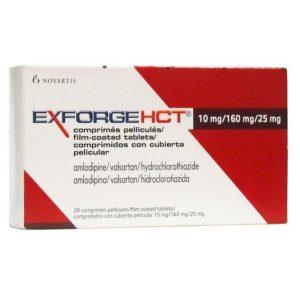 Exforge HCT 10mg/160mg/25mg Tablets, 28 Tablets