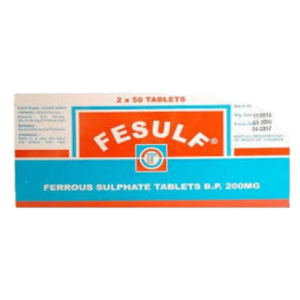 Fesulf 200mg Tablets prescription iron supplement formulated to help prevent and treat iron deficiency anaemia by supporting healthy haemoglobin production, red blood cell formation and normal oxygen transport, original Fesulf 200mg Tablets available from Asset Pharmacy
