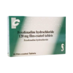 Fexofenadine 120mg allergy relief tablets for sneezing and hay fever in Nigeria pharmacy