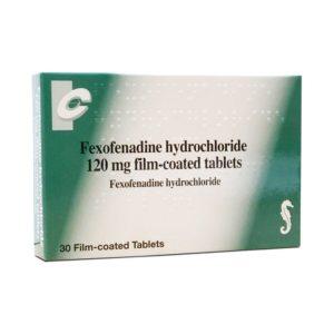 Fexofenadine 120mg Tablets, 30 tablets