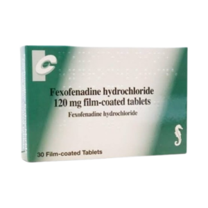 Fexofenadine 120mg allergy relief tablets for sneezing and hay fever in Nigeria pharmacy