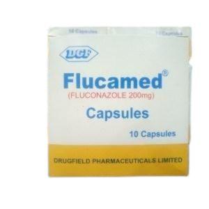 Flucamed 200mg Capsules - Fluconazole, 10 Capsules