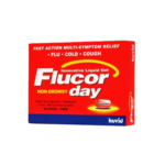 Flucor Day Non Drowsy Liqui Gels 8 Capsules for daytime cold flu and respiratory wellness support in Nigeria pharmacy