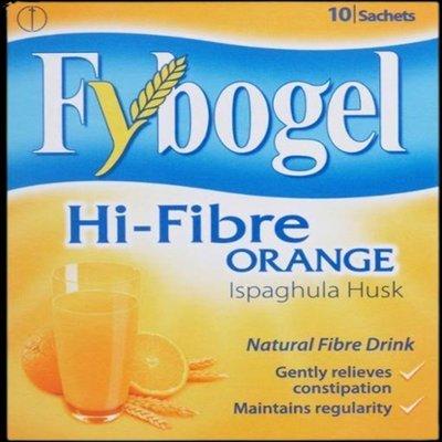 Fybogel Sachets Orange Flavour 10 sachets for digestive wellness and fibre support in Nigeria pharmacy