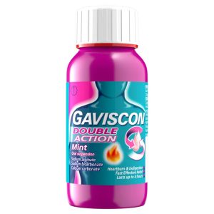 Gaviscon Double Action Liquid - Mint Flavour, 150ml